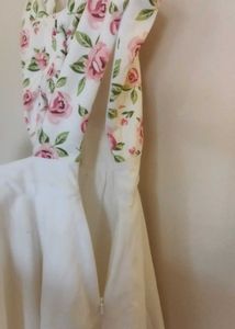 Ewa Young Floral Cutout Mini Dress