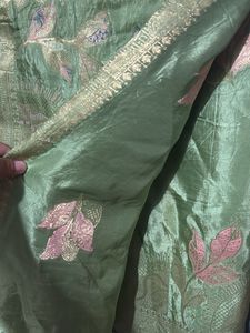 Beautiful Green Silk Saree