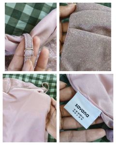 SALE❗Sparkly / shimmery Ruched Mini Dress