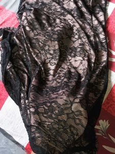 Elegant Black Lace Maxi Dress