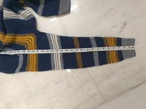 Striped Zip Neck Sweater