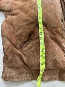 Brown Suede Leather Jacket
