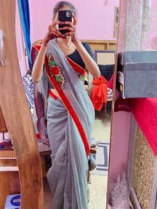 GREY SAREE