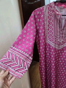 🎉Today only🎉Elegant Purple Printed Kurta