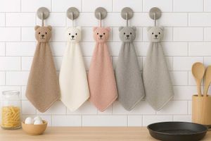 Cute Bear Hand Towels ( Pack Of 3)