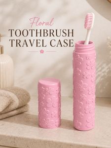 Floral Toothbrush Travel Case