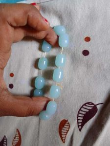 Light Blue Beaded Bracelet