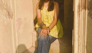 Yellow Printed Kurti