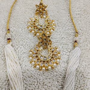 Maharani style haar in small pearls