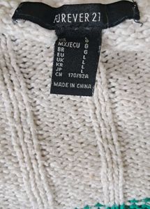 Striped Cropped Knit Sweater
