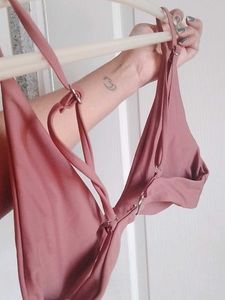 Stylish Pink Bikini Top