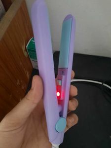 Purple mini Hair Straightener