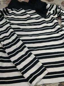 premiums  Striped Long Sleeve Top