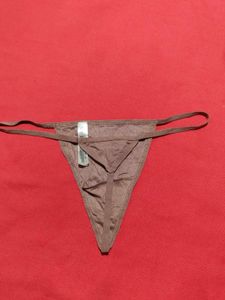 Primark Brown Thong Panty – M