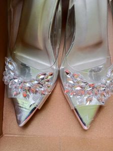 Sparkling Pointed Toe Heels
