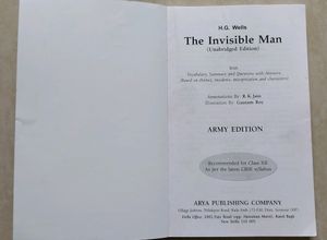 📚The Invisible Man Novel, By H.G. Wells