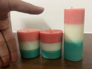 Set of 3 Tiered Candles