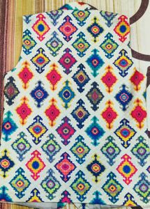 Stylish Patterned Sleeveless Vest