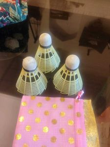 Set of 3 Badminton Shuttlecocks