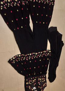 Embroidered Sharara Set