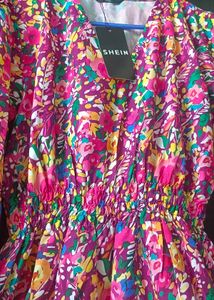 Shein Floral Print Mini Dress
