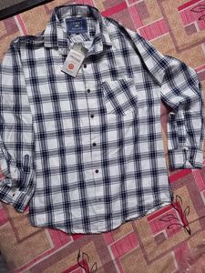 Check Cotten Full Sleeve Shirt