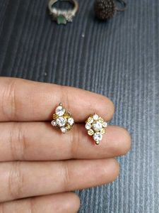 Vintage Style Crystal Stud Earrings