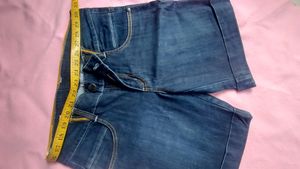Blue Denim Shorts