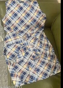 Stylish Plaid Wrap Dress