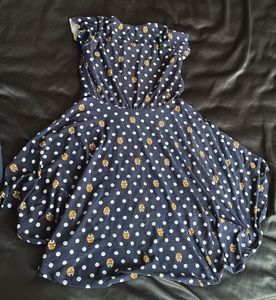 Navy Blue High-Low top for Women