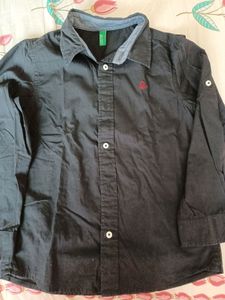United colors of Benetton Black color shirt for 7 to 8 years kids and brand new condition