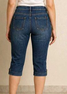 Denim Jean's Capri Like SUMMER Way