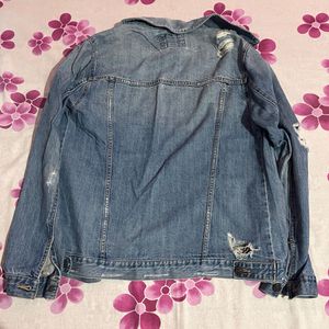 Distressed Denim Jacket