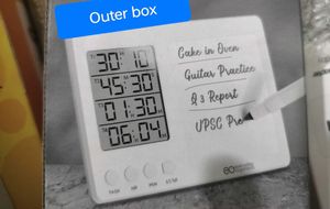 Digital Timer &amp; Mini Whiteboard Organizer