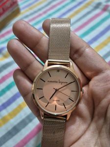 Nanette Lepore Rose Gold Watch &amp; Bracelet Set