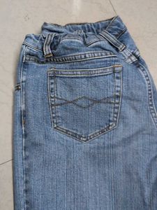 Faded Glory Light Wash Wide Leg Jeans