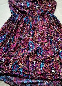 Boho Print Strapless tube Dress