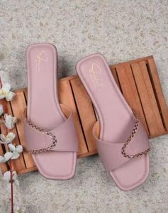 Stylish Pink Flat Sandals