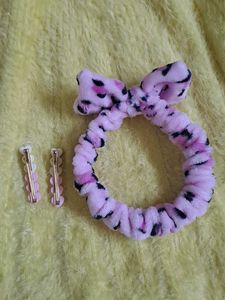 💖Kawai Pinteresty Panther HairBand + Heart Clip