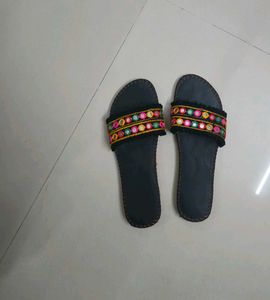 Embellished Flat Sandals