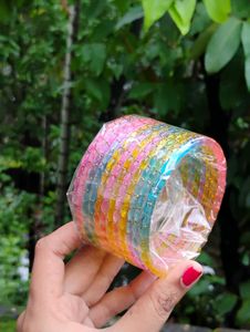 TRENDY GLASS Bangles Set
