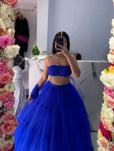 Royal Blue Lehenga Choli