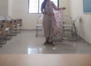 Elegant Kurta Set with Floral Dupatta