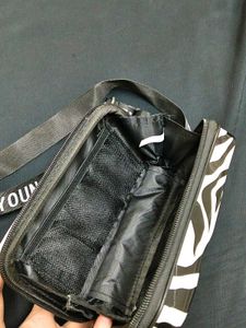 Zebra Print Crossbody Bag