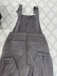 Women's Grey Cotton dungree