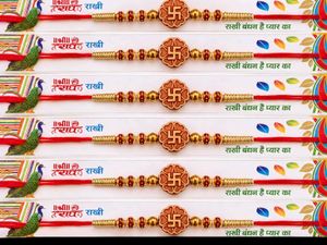 Pack of 6 Rakhi Combo Set