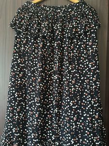 Black Polka Dot Midi Dress