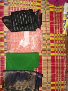 Assorted  blouse Fabric Pieces(17)