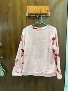 Cute Pink Plush Top and bottom