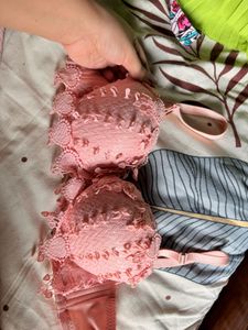 Pretty Pink Lace Bra